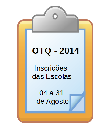 Inscrições para OTQ - 2014