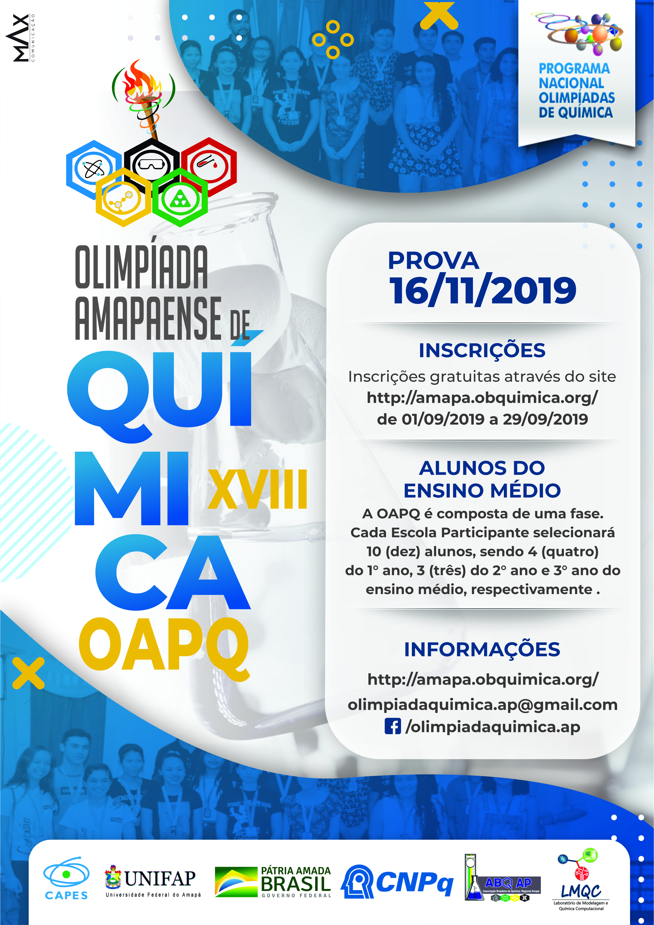 Inscrições OAPQ 2019